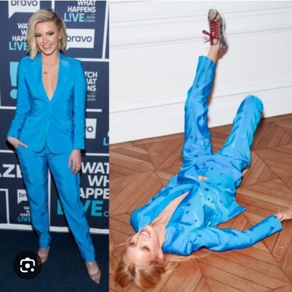 Zadig & Voltaire Victor Star Deluxe Embossed Black Blazer 38 (Medium) - Picture 10 of 17